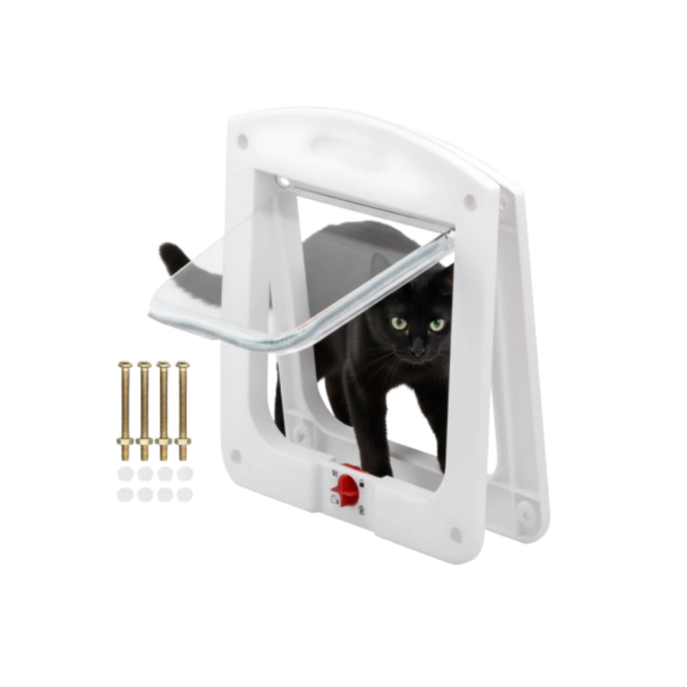 Puerta para Mascotas Pequeñas con Seguro